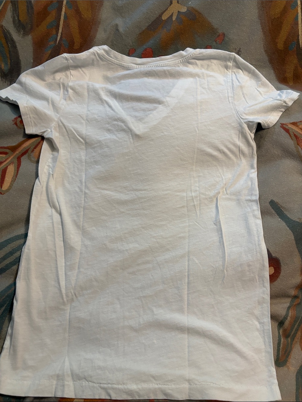 J. Crew Women’s Slim V-Neck Tee Set in Fuchsia, White, Pink & Two Blues - Picture 7 of 7